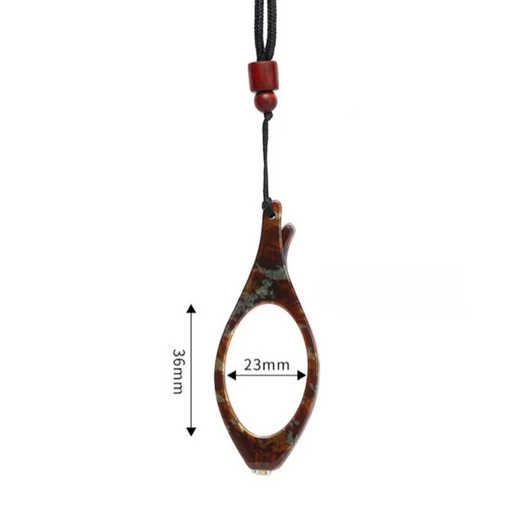 (image for) 1Pcs Mini Folding Neck Hanging Reading Glasses Portable Lanyard Necklace Comfortable Anti-blue Light Presbyopia Glasses